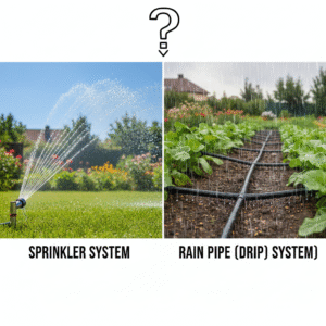 Read more about the article Sprinkler vs. Rain Pipe: Which Irrigation System Is Best for Your Crop?