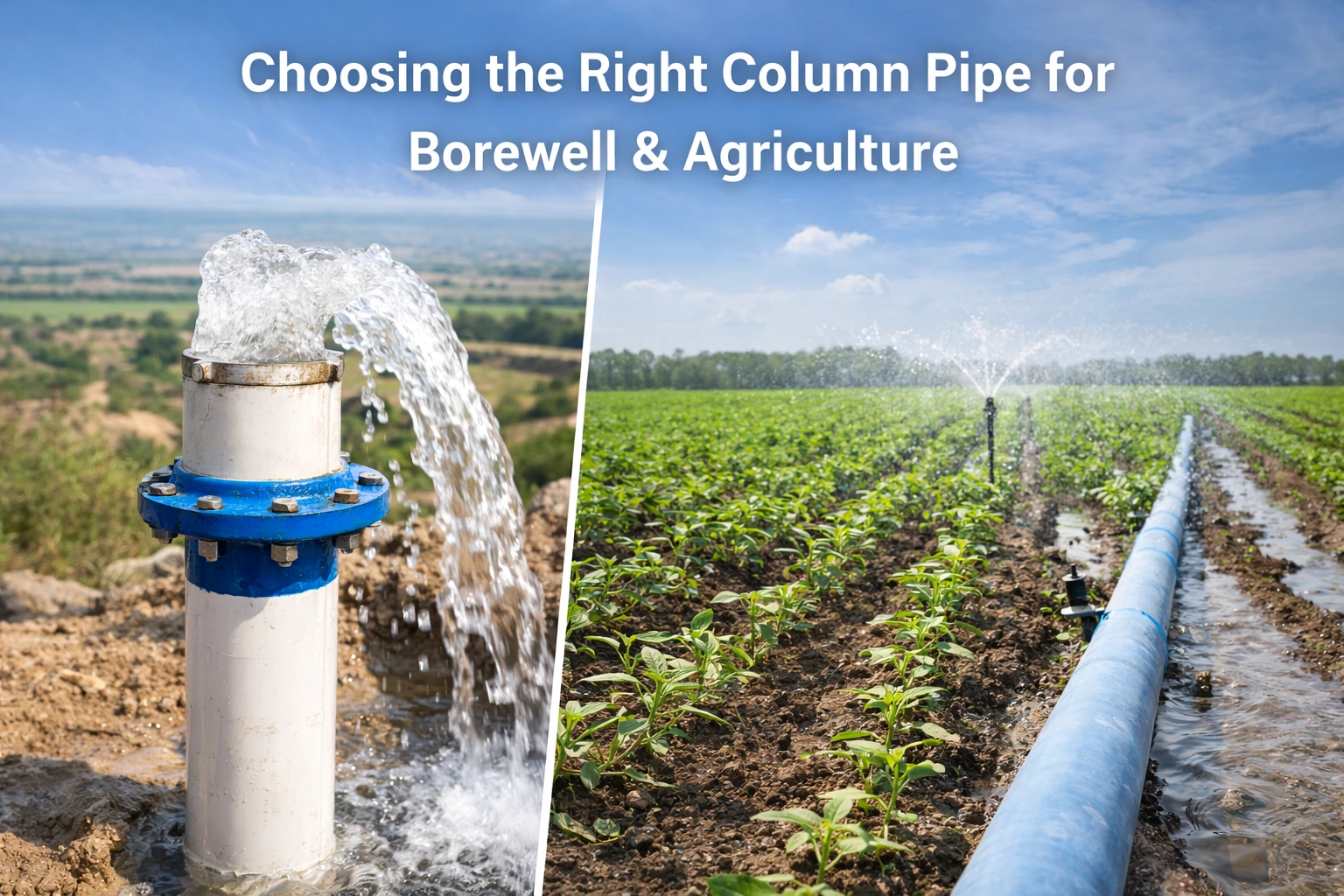 How to Choose Column Pipe for Borewell & Agriculture