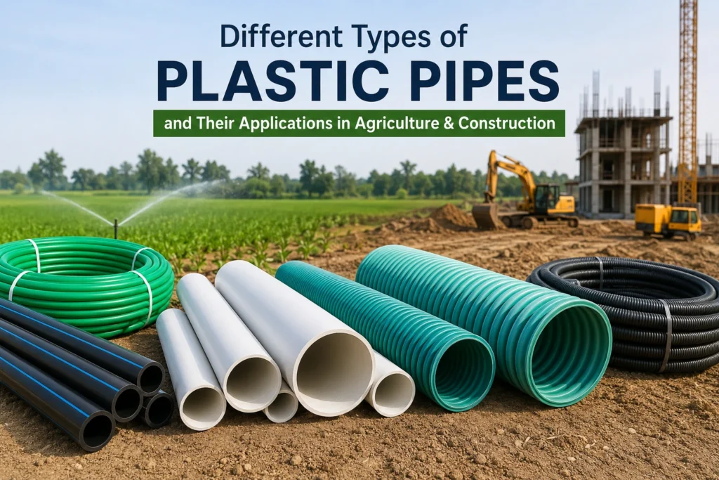 plastic pipes