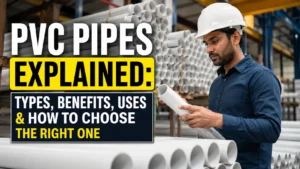 Read more about the article PVC Pipes Explained: Types, Benefits, Uses & How to Choose the Right One