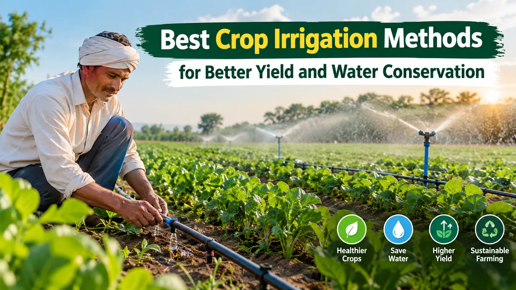 Best Crop Irrigation Methods for Better Yield and Water Conservation
