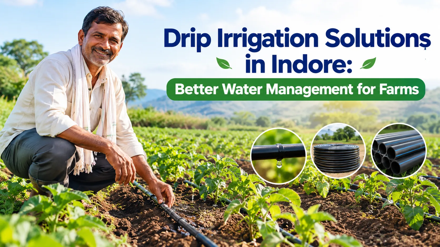Drip Irrigation Solutions in Indore: Better Water Management for Farms