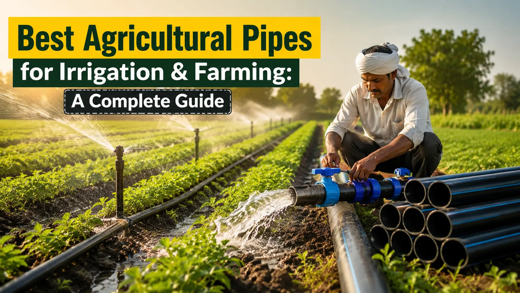 Best Agricultural Pipes for Irrigation & Farming: A Complete Guide