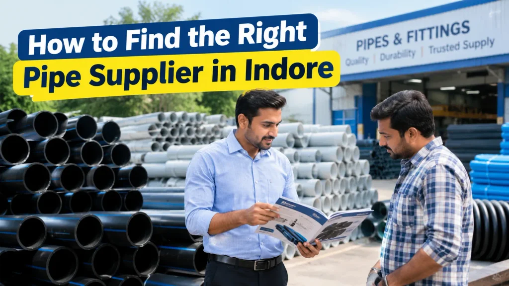 Suction Pipes supplier in Indore with HDPE, PVC, irrigation and sprinkler pipes for agricultural water systems